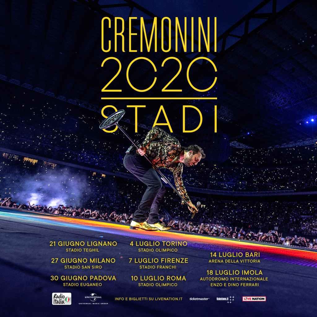 Cesare Cremonini Tour 2020